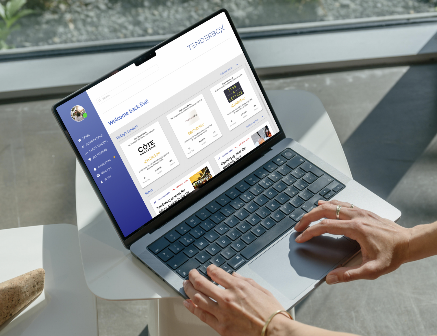Drinks Tendering UI/UX Platform